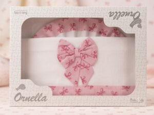 Lenzuolino carrozzina Ornella cipolla nella confezione originale