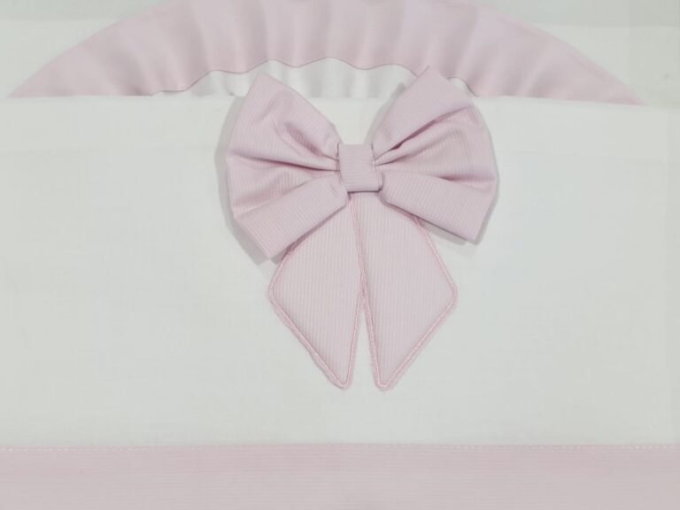 Lenzuolino carrozzina Ornella in cotone rosa