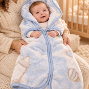 Baby sacco celeste neonato copertina Nazareno Gabrielli