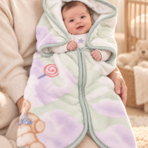 Baby sacco verde neonato copertina Nazareno Gabrielli