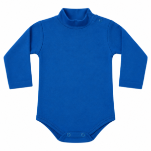 Body lupetto neonato Bimbi per Sempre LB001 in cotone interlock pettinato, colore blu notte